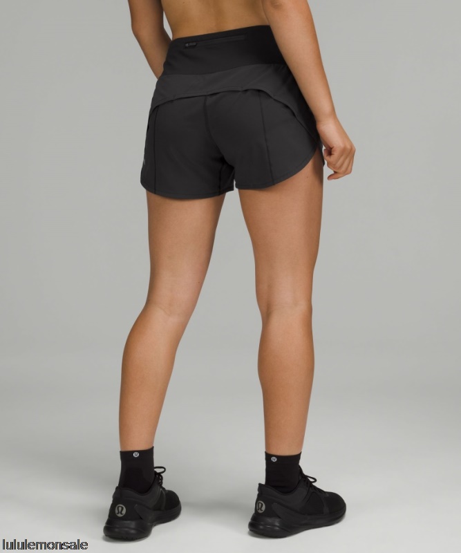Lululemon Damen DELULU376 | Lululemon Deutschland Black Speed Up Hochhaus Gefüttert Kurz 4